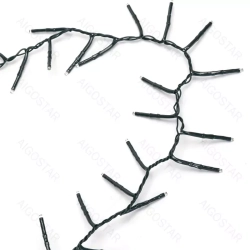 Niskonapięciowe lampki choinkowe 200led gęste Zimne 5m+3m